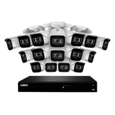 Lorex 16-Channel Fusion NVR System with Sixteen 4K 8MP IP Cameras Security Surveillance System New N4K3-1616WB